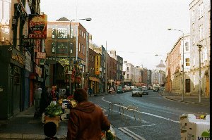 Samedi matin,les rues de Dublin
